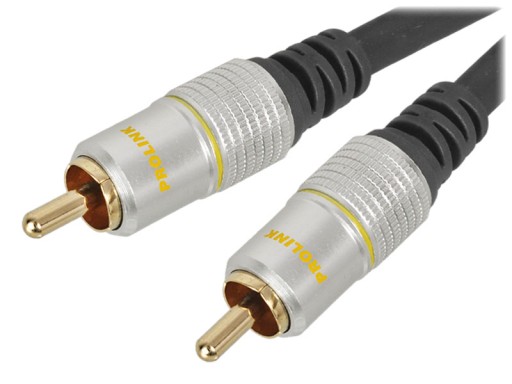 KABEL PRZEWÓD 1RCA CINCH PROLINK EXCLUSIVE 1.2m