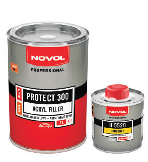 Novol Protect 300 Podkład Akrylowy Szary 1L+250ML