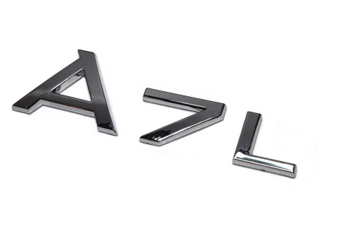 AUDI A7L EMBLEMAT NAPIS ZNACZEK CHROM NOWOŚĆ HIT