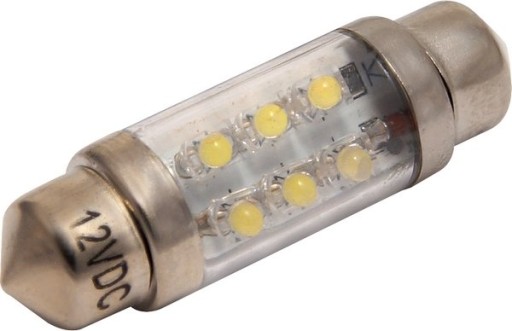 żarówka rurkowa led C5W C10W 10x36mm FIRMOWA