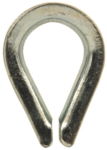 Kausza kausze do lin DIN6899B ocynk 10 mm 5 sztuk