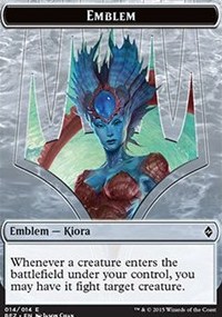 Emblem Kiora, Master of the Depths BFZ ^MTGRes^