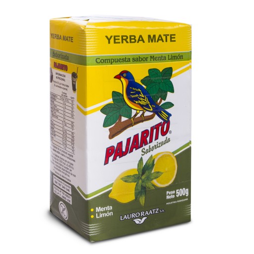 YERBA MATE PAJARITO MENTA - LIMON 500G / PARAGWAJ
