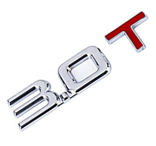 3.0T EMBLEMAT ZNACZEK 3.0 T TURBO NA TYŁ KLAPĘ