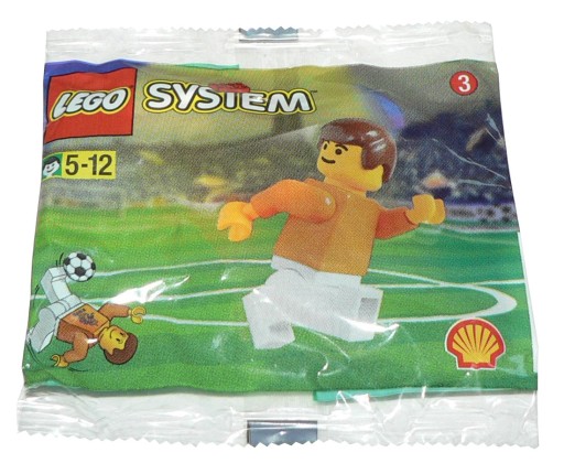 LEGO 3304 - System - Piłkarz holenderski !!! NOWY