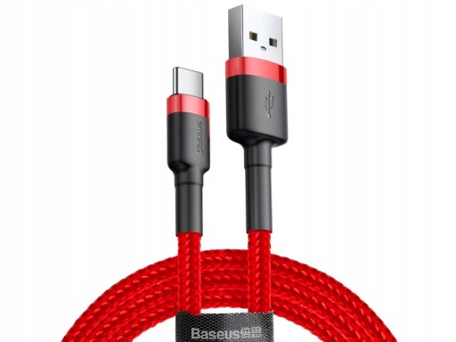 Baseus Kevlar Kabel Przewód Szybkie Ładowanie 1M USB-C TYP-C QC 3.0 100cm