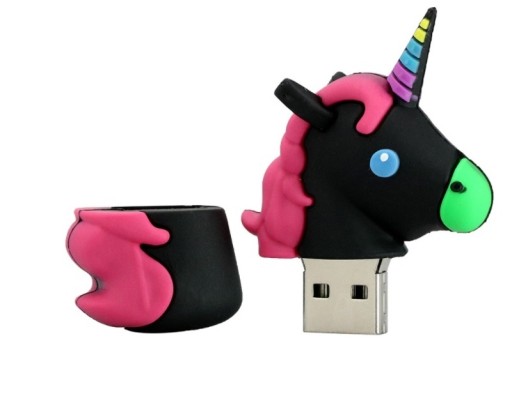 PENDRIVE 32 GB 3.0 USB JEDNOROŻEC PONY CZARNY 24H