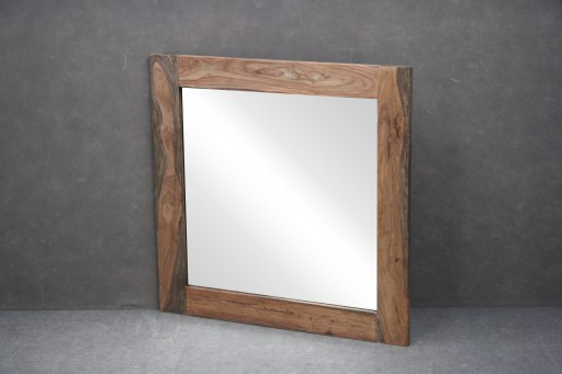 Lustro Drewniane Rama Palisander Lite Drewno GREY