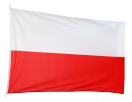 MOCNA FLAGA POLSKA 100x160cm SZYTA PRODUCENT