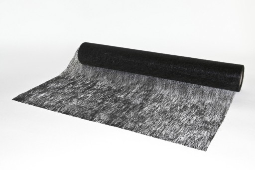 Flizelina dekoracyjna 9m/50cm CZARNA