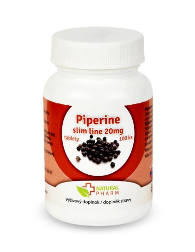 Piperine piperyna 98% 20 mg 100 szt