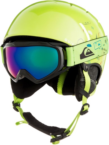 KASK REGULOWANY QUIKSILVER THE GAME M 52-54 +GOGLE