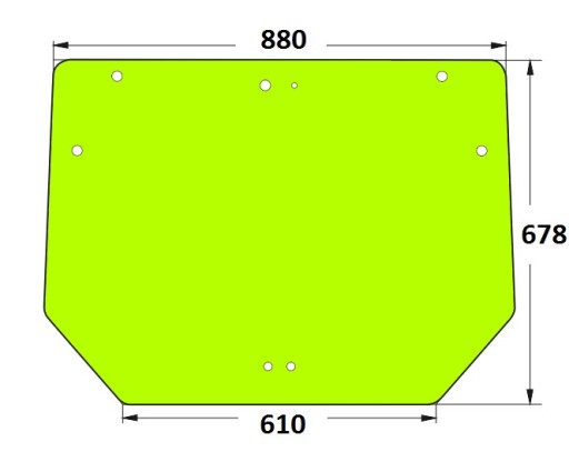 szyba tylna New Holland T4.55 T4.65 T4.75 T4.85...