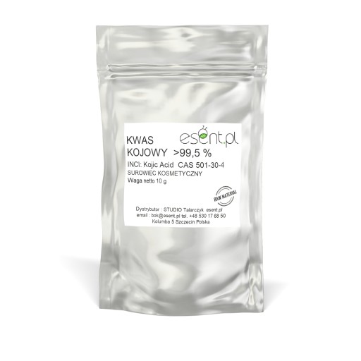 Kwas Kojowy 99,5% 10g depigmentacja, oczyszczenie