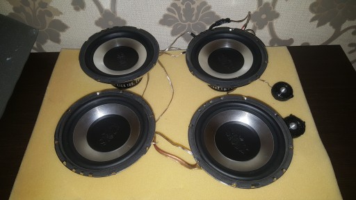 Sioux głośniki car audio basowe 4szt tweeter