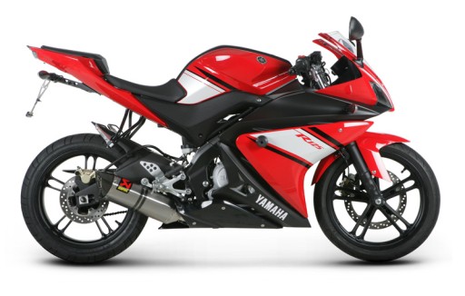 Yamaha YZF R125 naklejki okleina zestaw 2009 Czerwona SUNRED