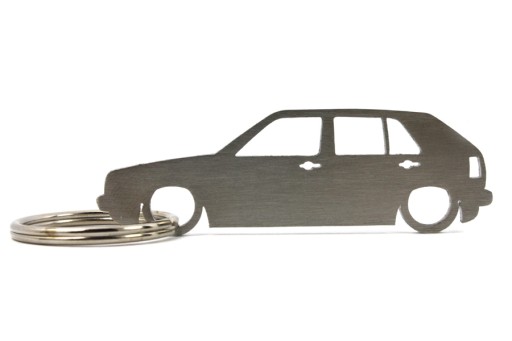 Brelok breloczek stal nierdzewna VW Golf MK2 5d