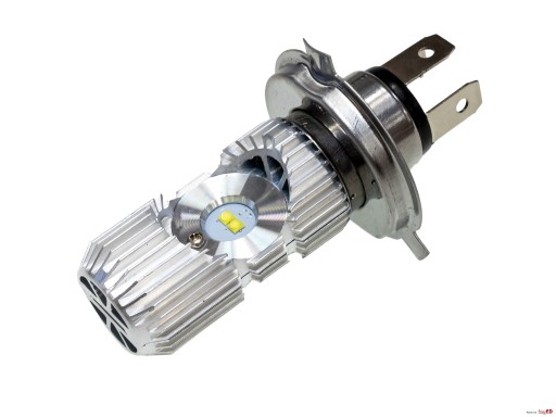 ŻARÓWKA LED MOTOCYKL MOTOR SKUTER H4 HS1 1400LM