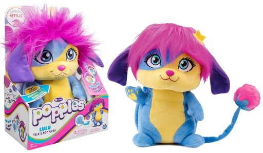 Maskotka POPELKI Lulu Mówi 10 Fraz Netflix Popples