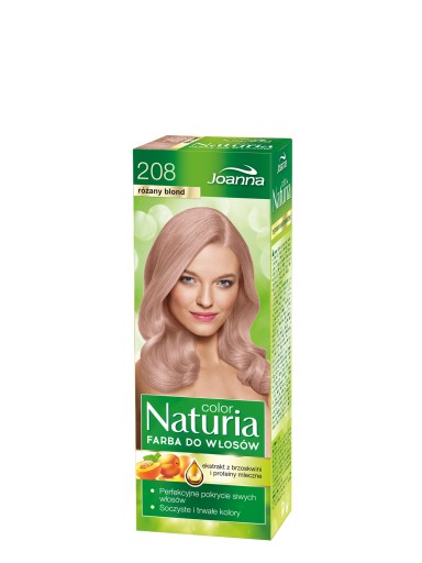 Joanna Naturia Color Farba 208 Różany Blond 40 g