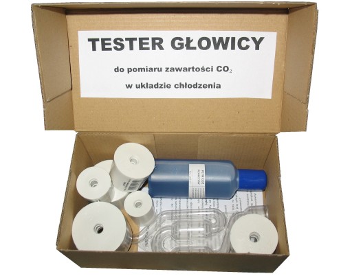 TESTER SZCZELNOŚCI USZCZELKI GŁOWICY CO2 +ADAPTERY