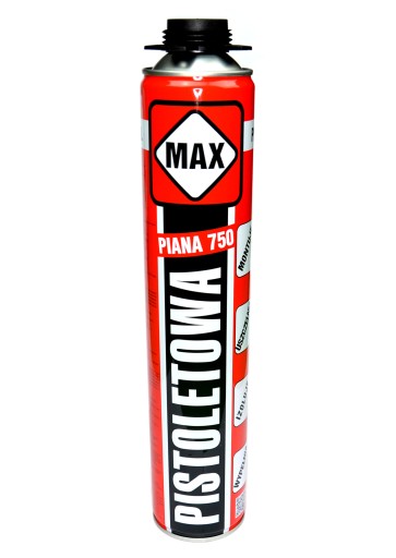 PIANKA piana MONTAŻOWA MAX 750ml PISTOLET wydajna