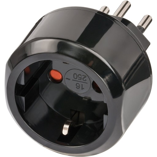 Adapter podróżny z uziemieniem Szwajcaria
