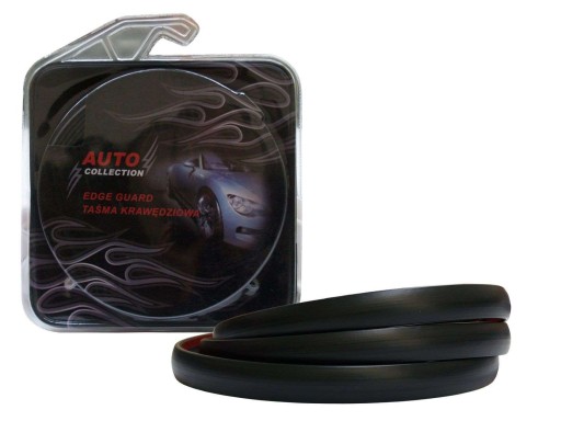 LISTWA OZDOBNA BLACK CZARNA 9X3 MM 8m / ROLKA NOWA