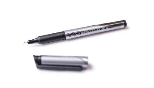 Marker permanentny czarny Granit 1 szt. 0,4mm