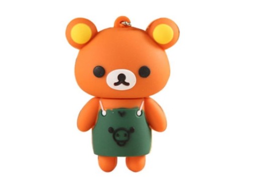 PENDRIVE USB 8GB MIŚ ZIELONY BAJKA RILAKKUMA PRO