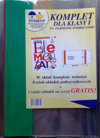 xx Komplet okładek na książki do klasy 1 xx