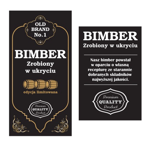 10SZT ETYKIETY NA BIMBER WÓDKĘ WESELE ALKOHOL