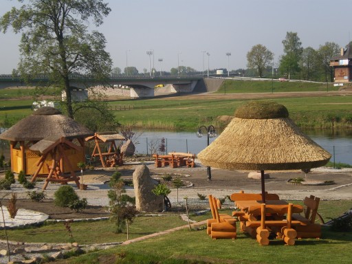 PARASOL pod strzechą parasol z trzciny ogrodowy