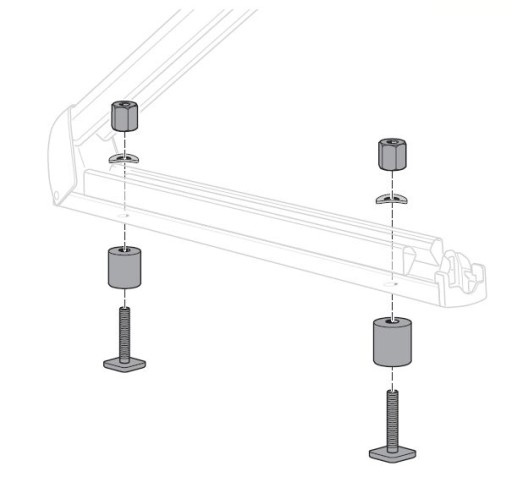 Adapter THULE bagażnika na rowery/narty rowek T