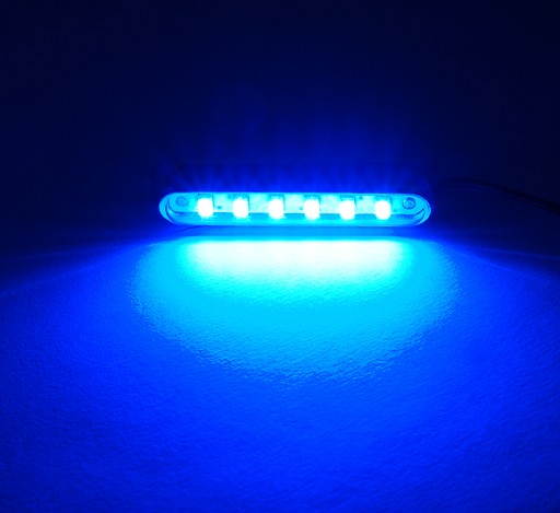 LAMPKA LED SMD niebieska 12v 10X42M MODUŁ LISTWA