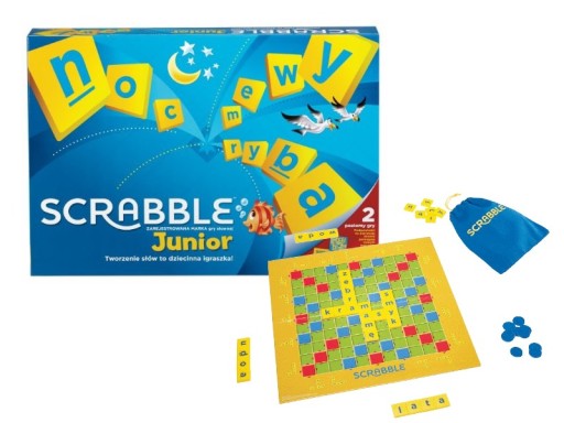 GRA SCRABBLE JUNIOR wersja polska Y9735