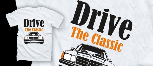 Koszulka Mercedes DRIVE CLASSIC T-shirt white moto