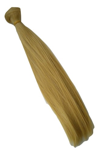 1szt włosy dla lalek, wig 25cm żółty blond