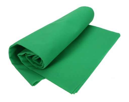 Tło materiałowe ZIELONE 3x3m GREEN SCREEN BOX