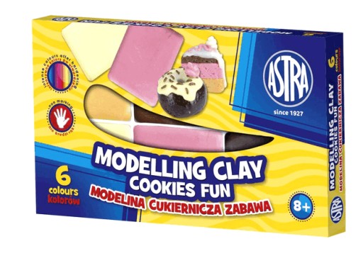 MODELINA ASTRA W CIASTECZKOWYCH KOLORACH