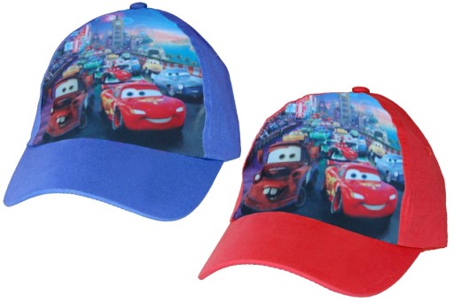 Czapka DISNEY LICENCJA CARS ZŁOMEK R 52 54 bawełna