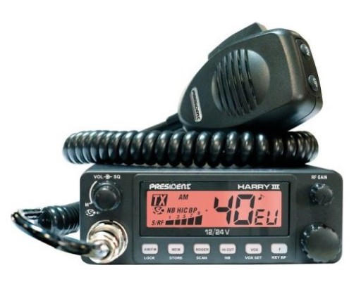 PRESIDENT HARRY III ASC małe CB radio ASC RF Gain