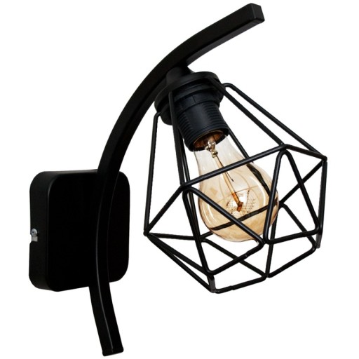 DUŻY Kinkiet DIAMOND vintage loft - można LED
