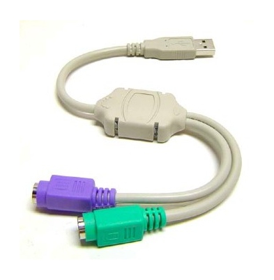 ADAPTER KLAWIATURA +MYSZ PS/2 USB - 2xPS2 PS2 QJP3