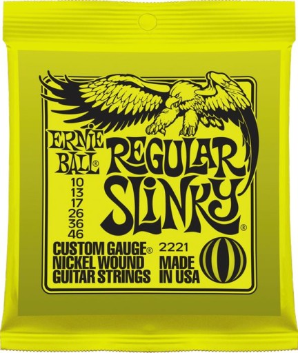 Ernie Ball EB2221 Slinky 10-46 struny do gitary elektrycznej KOMPLET