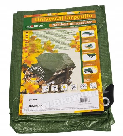 PLANDEKA BUDOWLANA GRUBA 90g POKROWIEC 400cmx500cm