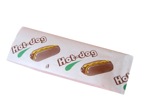 TOREBKI HOT-DOG papierowe foliowane koperty 500 sztuk