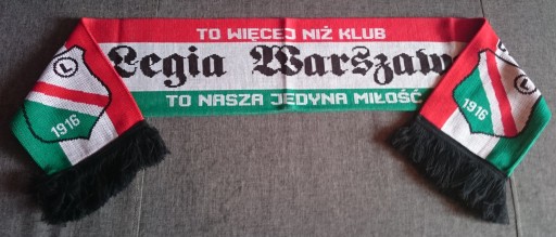 Szalik LEGIA WARSZAWA !! To Więcej Niż Klub ............. !!