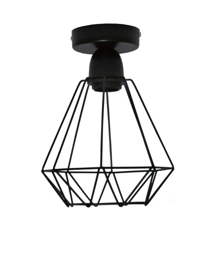 Nowoczesny plafon lampa druciana retro loft edison