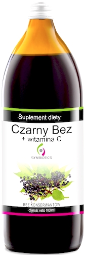 Symbiotics Sok z Czarnego Bzu Naturalny 1l